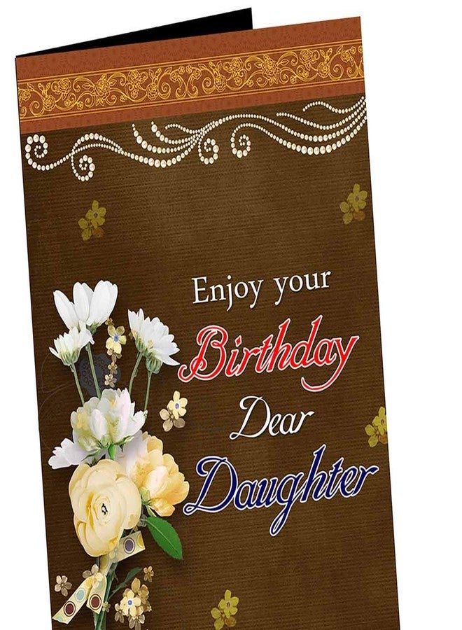 Alwaysgift Happy Birthday Daughter Greeting Card With Envelope, Happy Birthday Card for Girls (Design-4) - Image 4
